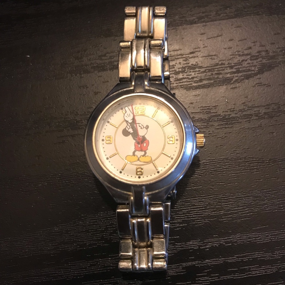 Disney Mickey Mouse Stainless Steel Watch - Picture 1 of 5